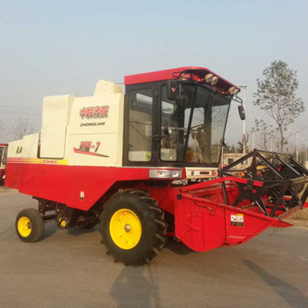 疯狂的猴子游戏网站收获新疆4LZ-7全喂入谷物联合收割机