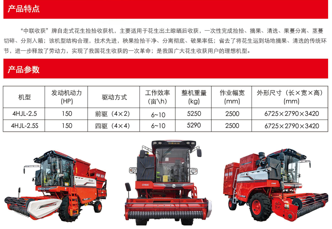 疯狂的猴子游戏网站收获2022新款花生机4HJL-2.5偏置款150P H2全国销量第1(图1)